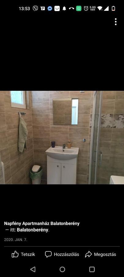 Napfeny Apartmanhaz Balatonberény Εξωτερικό φωτογραφία